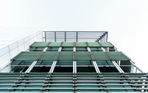 photo of metal cladding on building